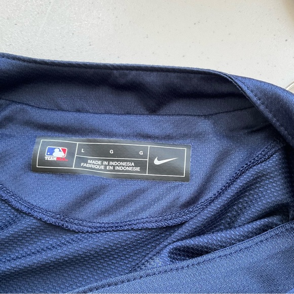 Nike Authentic Cleveland Guardians Baseball Navy Jersey Men’s Size Large - Picture 9 of 10